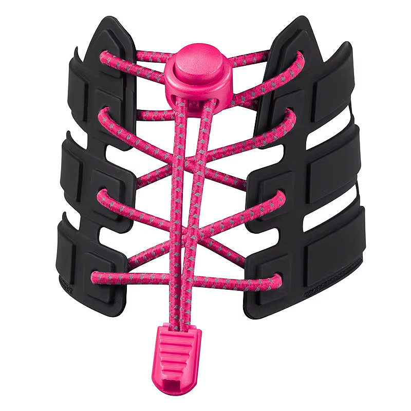No-Tie Reflective Elastic Shoelaces - Adjustable Lock