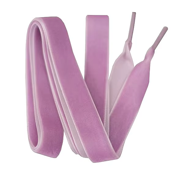 Flat Velvet Laces 1.6cm Wide X 120cm Long Premium