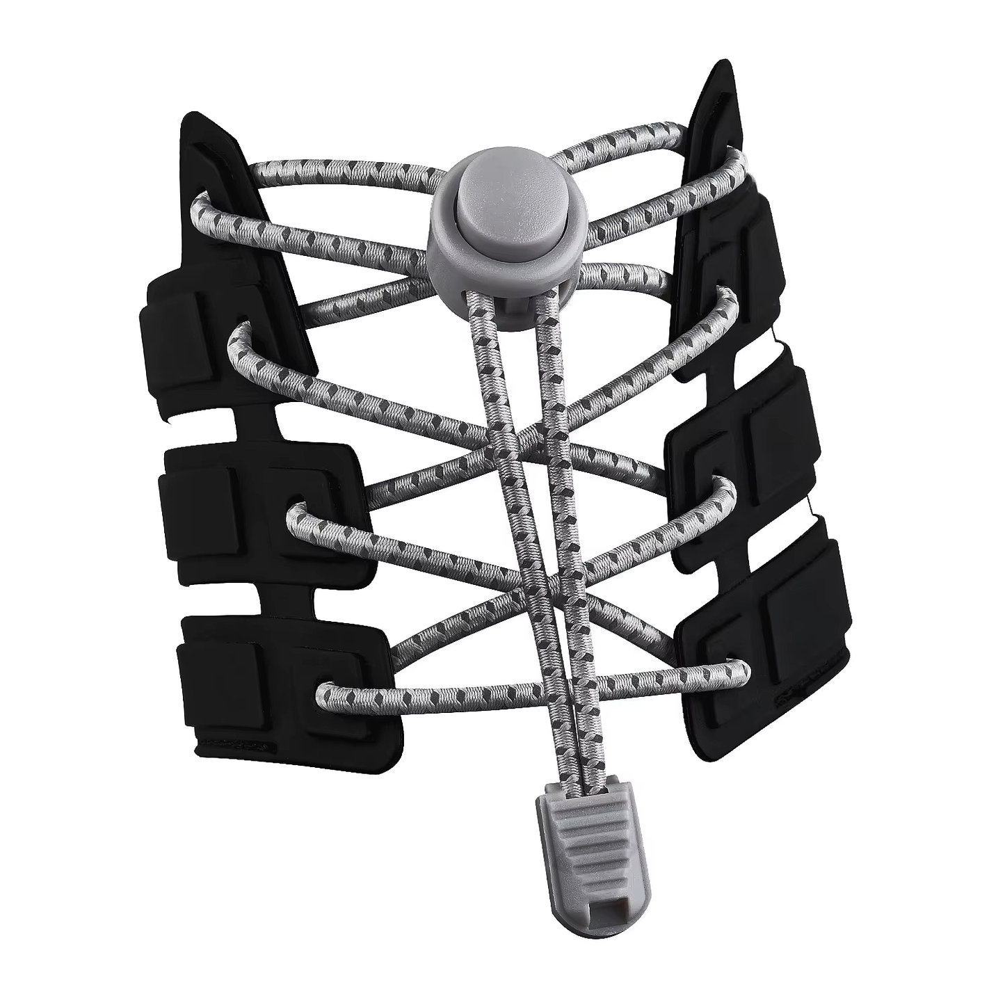 No-Tie Reflective Elastic Shoelaces - Adjustable Lock