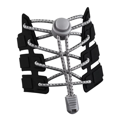 No-Tie Reflective Elastic Shoelaces - Adjustable Lock