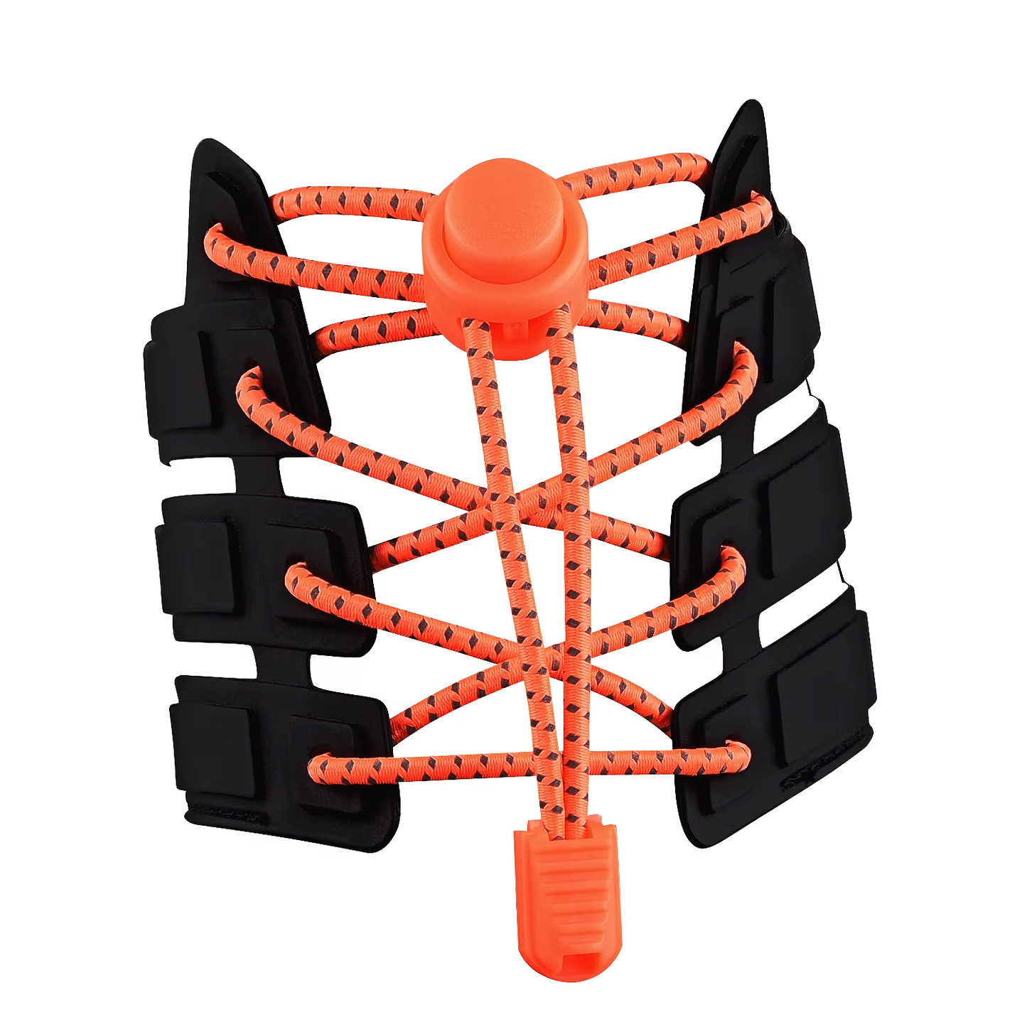 No-Tie Reflective Elastic Shoelaces - Adjustable Lock