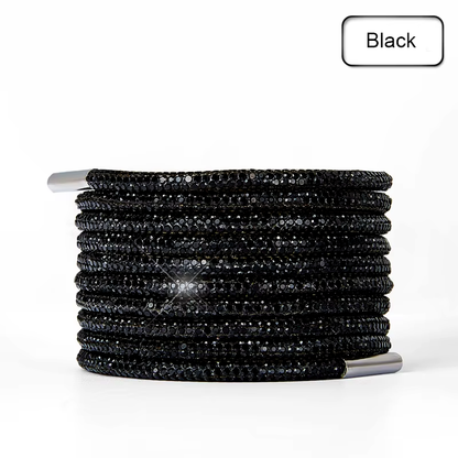 Rhinestone Glitter Crystal Round Laces 120cm Long