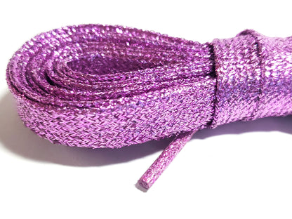 Flat Glitter Shoelaces - Without Packaging 125cm