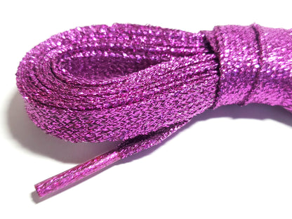 Flat Glitter Shoelaces - Without Packaging 125cm