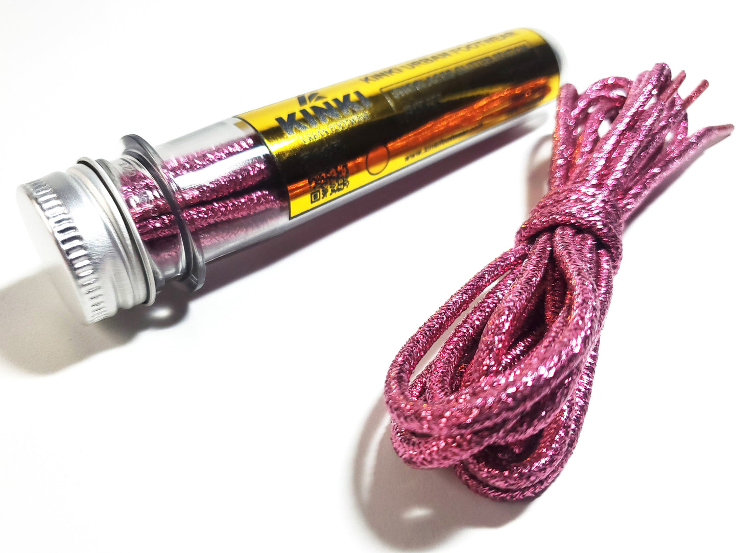 Round Glitter Shoelaces - With Packaging 120cm