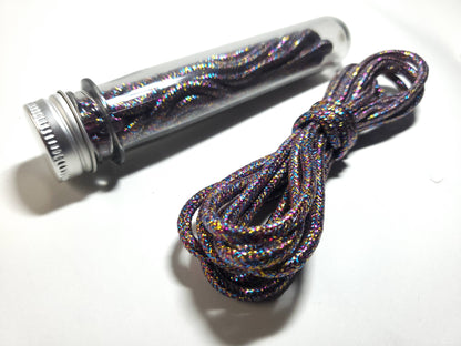 Round Glitter Shoelaces - With Packaging 120cm