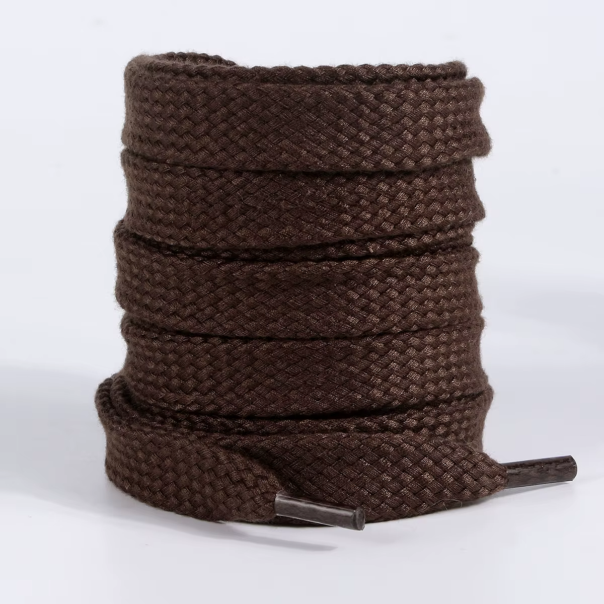 Chunky laces 130cm long x 1.7cm wide flat double layer