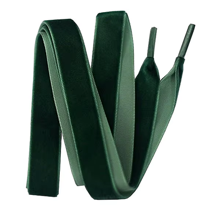 Flat Velvet Laces 1.6cm Wide X 120cm Long Premium