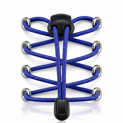Black Clip Round Elastic No-Tie Shoelaces