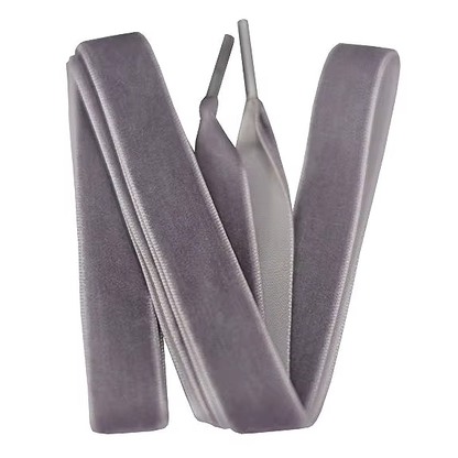 Flat Velvet Laces 1.6cm Wide X 120cm Long Premium