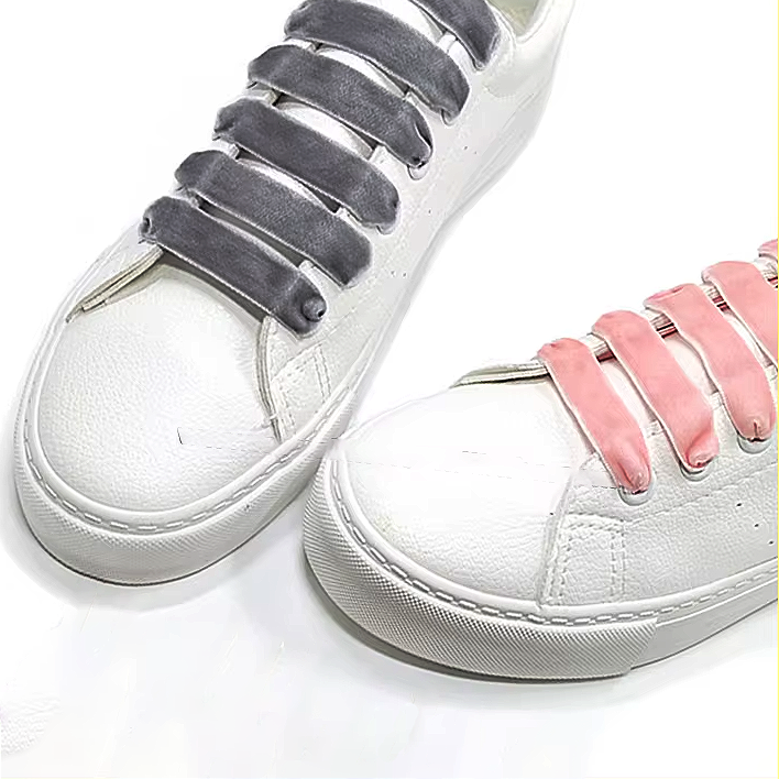 Flat Velvet Laces 1.6cm Wide X 120cm Long Premium