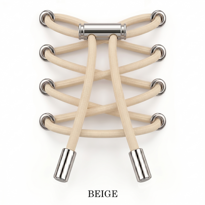 No-Tie Elastic Laces Metal Clip