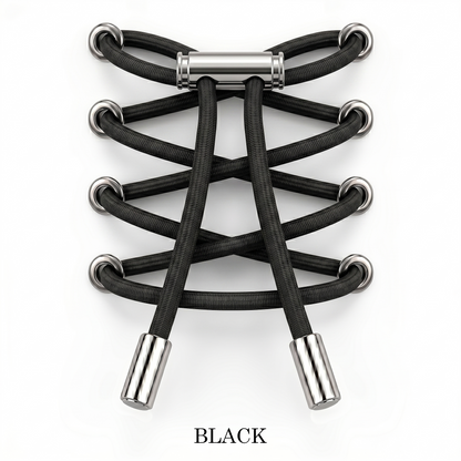 No-Tie Elastic Laces Metal Clip