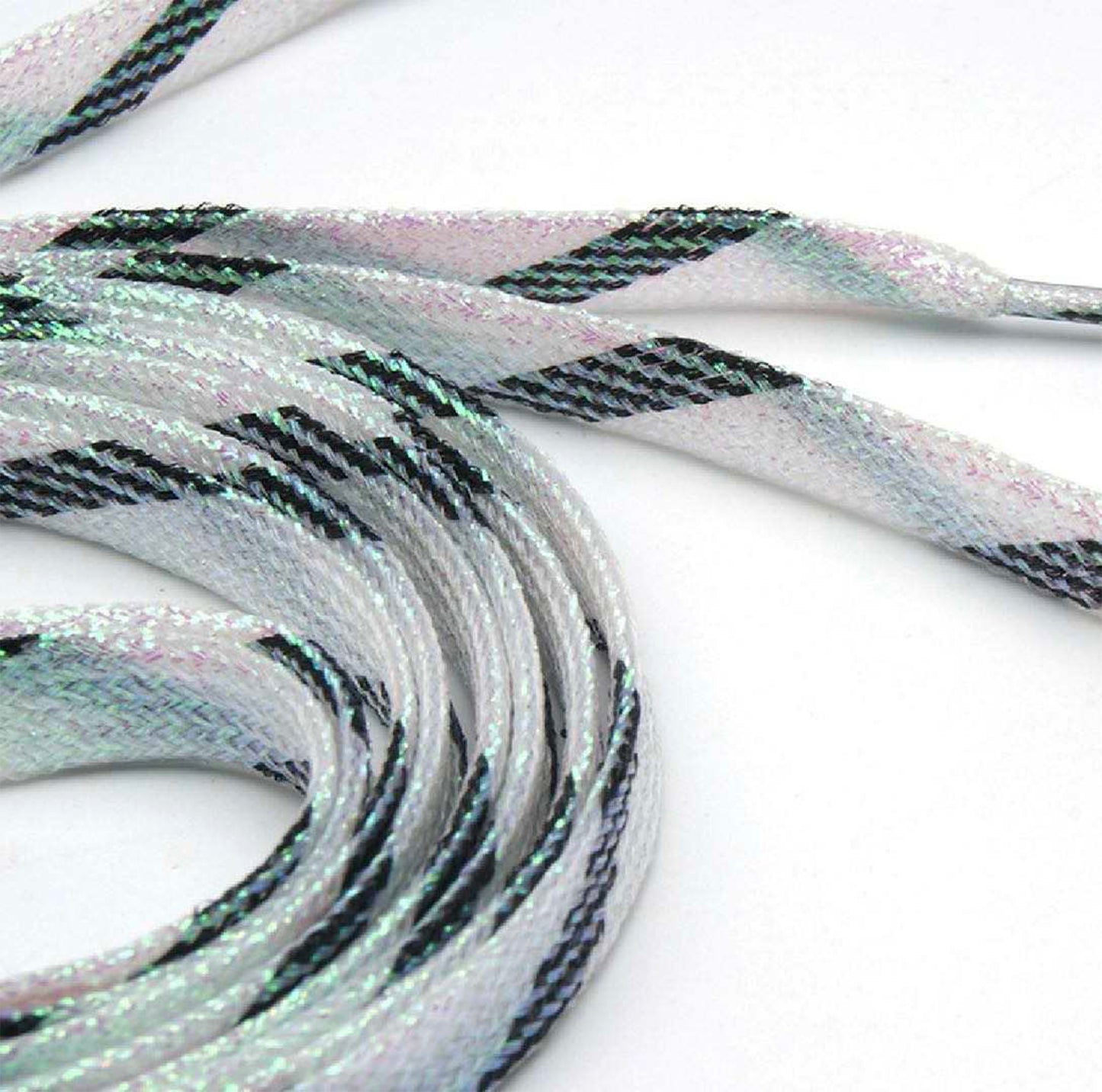 Flat Glitter Shoelaces - Without Packaging 125cm