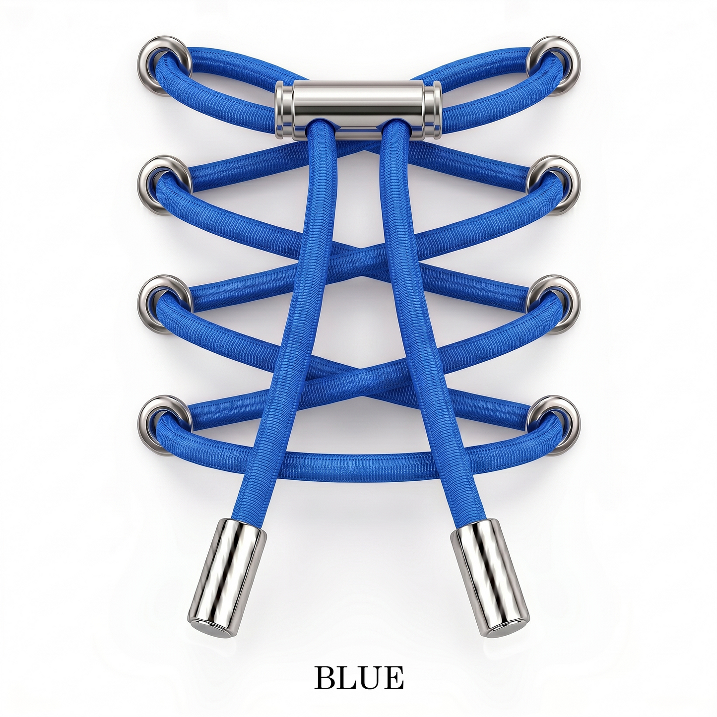 No-Tie Elastic Laces Metal Clip