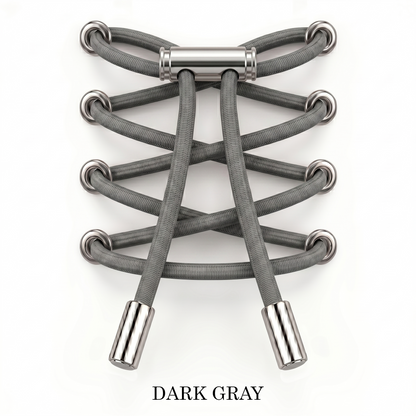 No-Tie Elastic Laces Metal Clip
