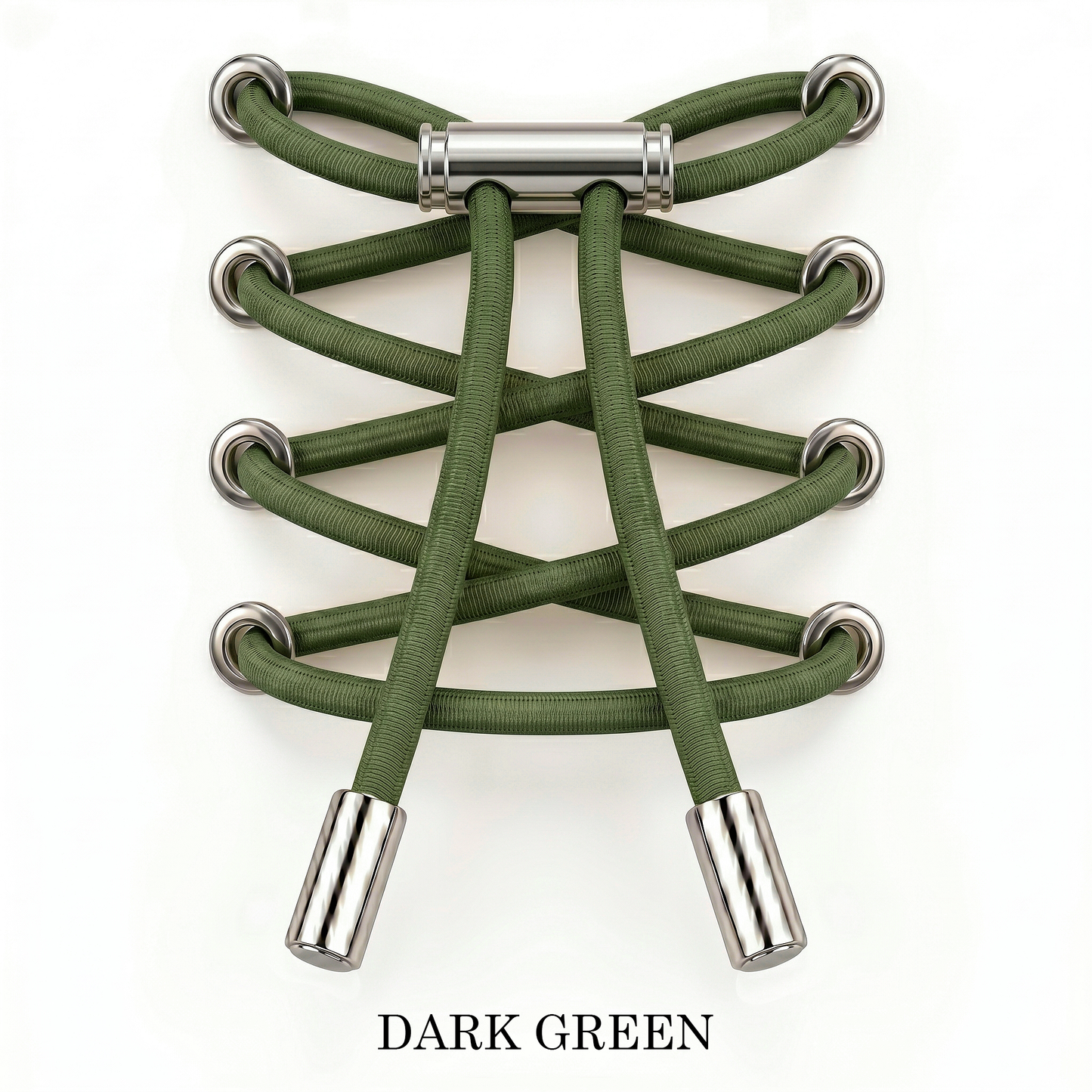 No-Tie Elastic Laces Metal Clip