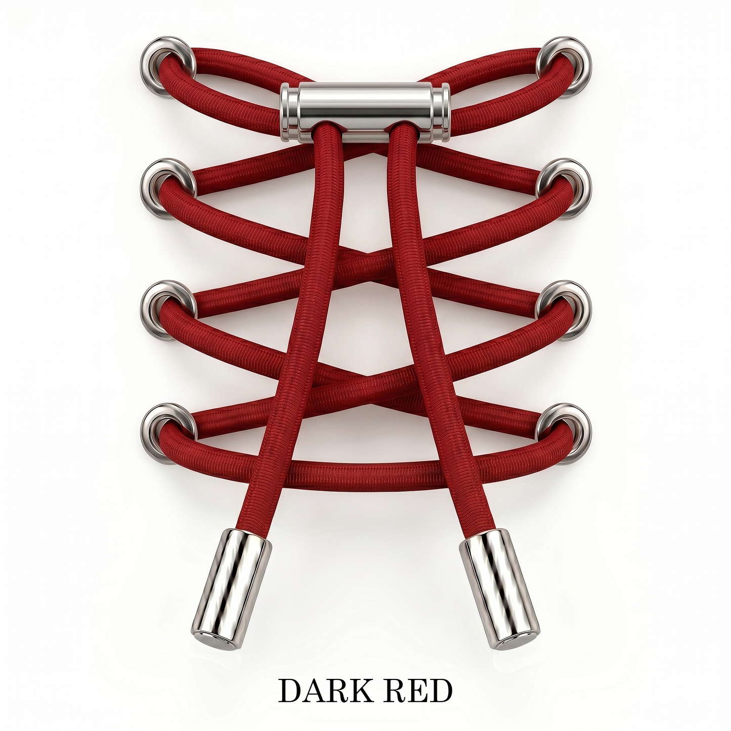 No-Tie Elastic Laces Metal Clip