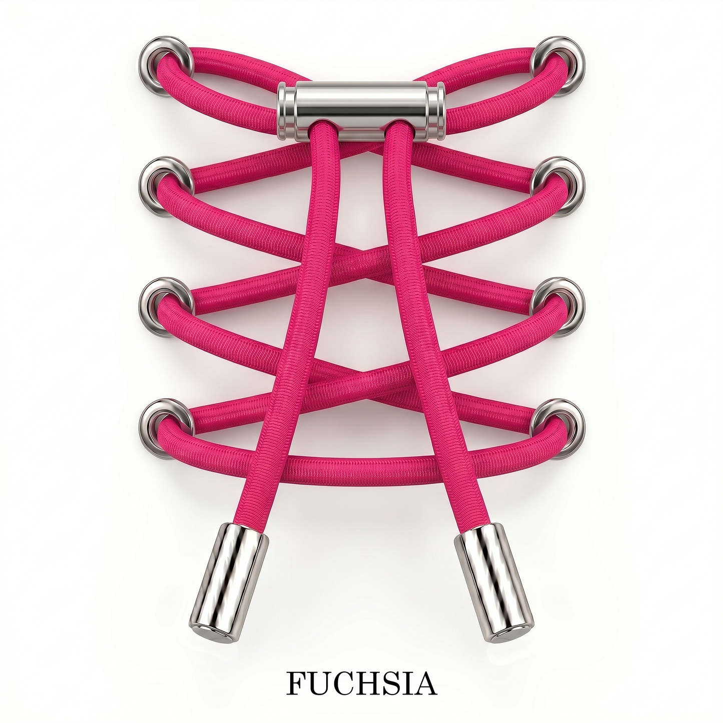 No-Tie Elastic Laces Metal Clip