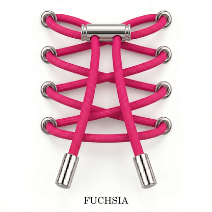 No-Tie Elastic Laces Metal Clip