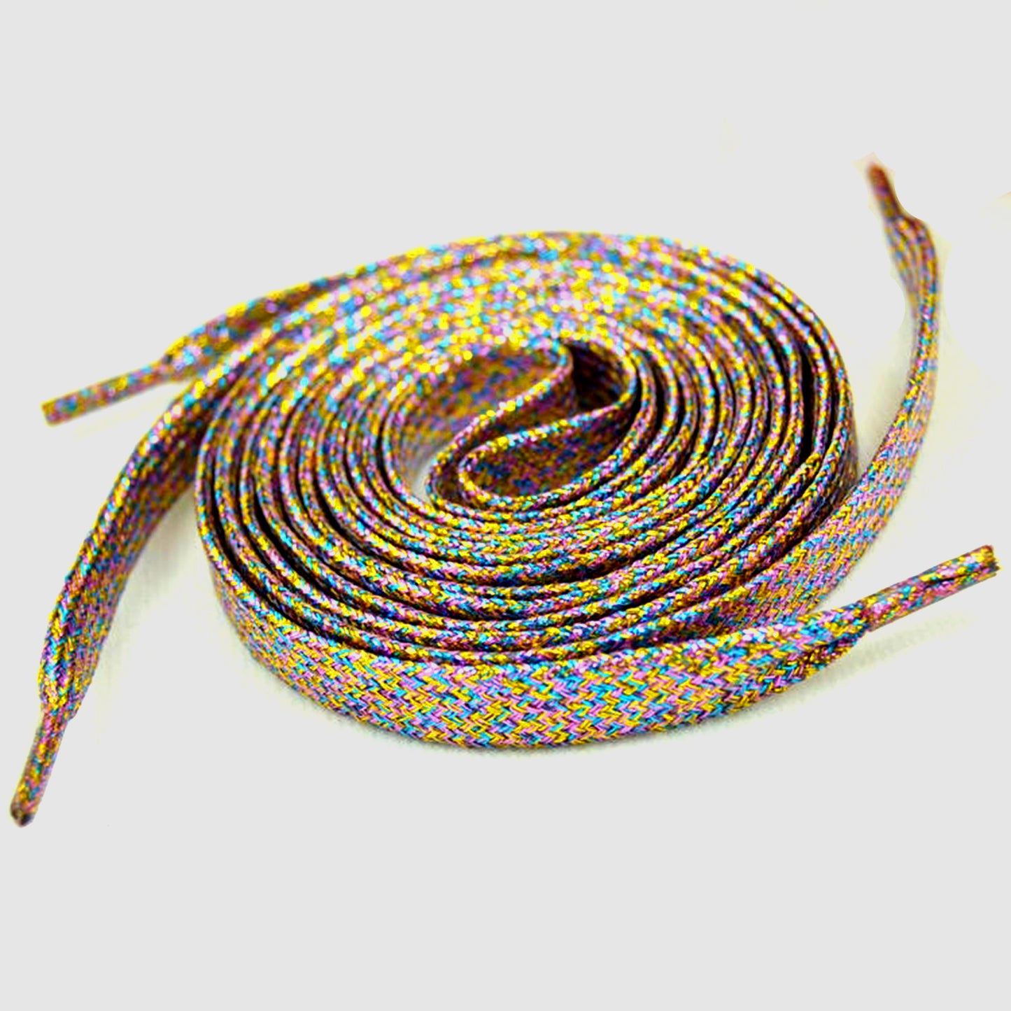 Flat Glitter Shoelaces - Without Packaging 125cm