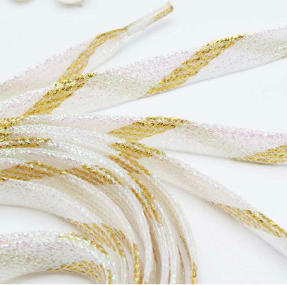 Flat Glitter Shoelaces - Without Packaging 125cm