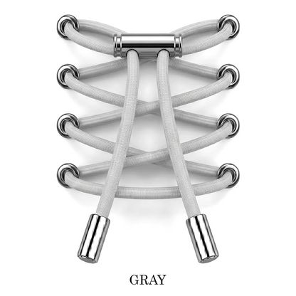 No-Tie Elastic Laces Metal Clip