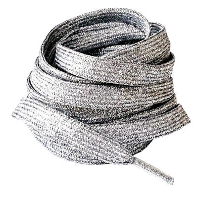 PREMIUM Flat Glitter Shoelaces - Without Packaging 125cm
