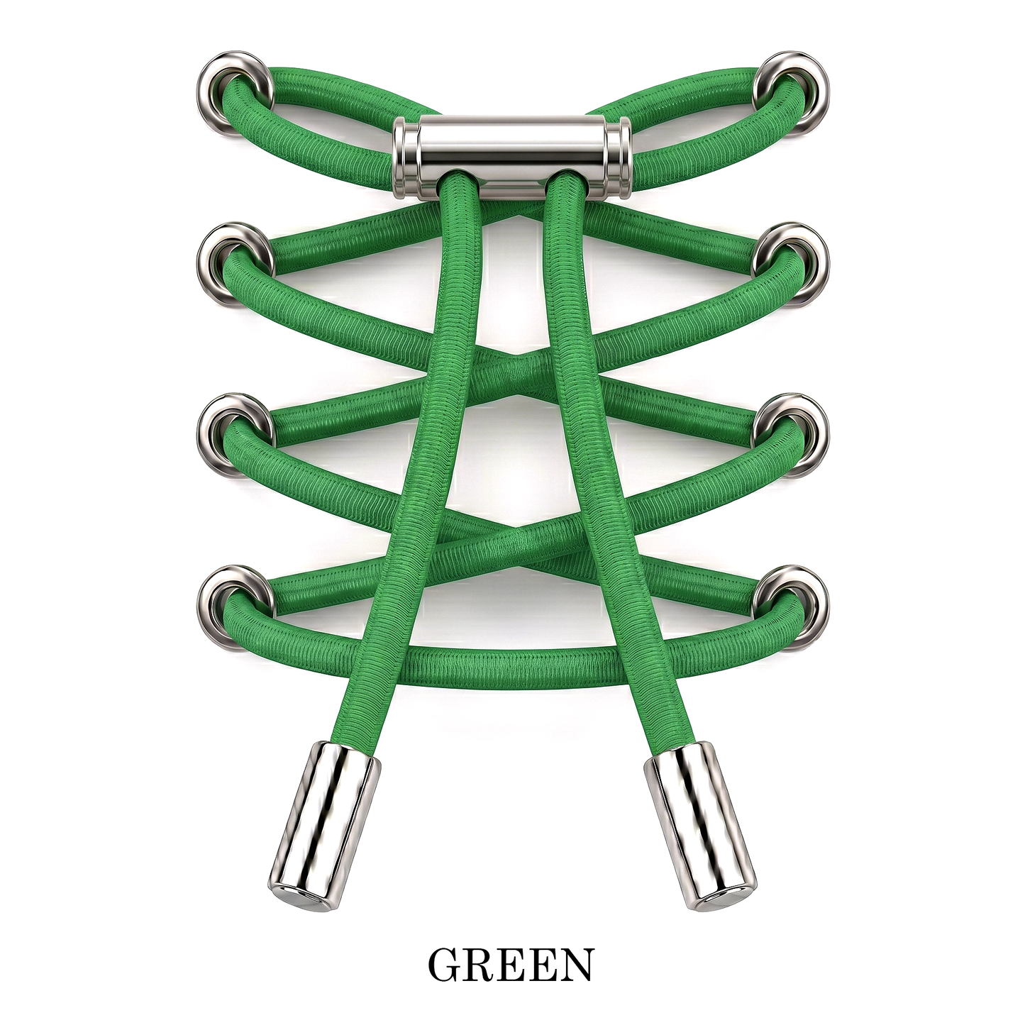 No-Tie Elastic Laces Metal Clip