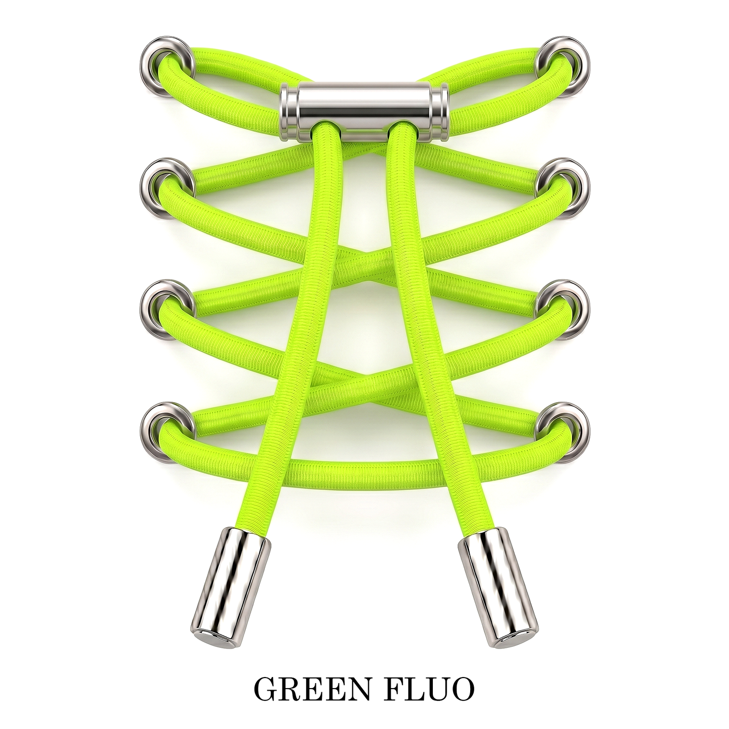 No-Tie Elastic Laces Metal Clip