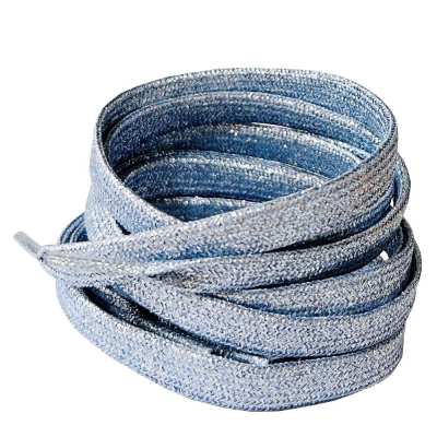 PREMIUM Flat Glitter Shoelaces - Without Packaging 125cm