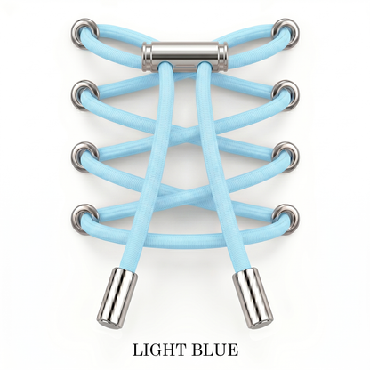 No-Tie Elastic Laces Metal Clip
