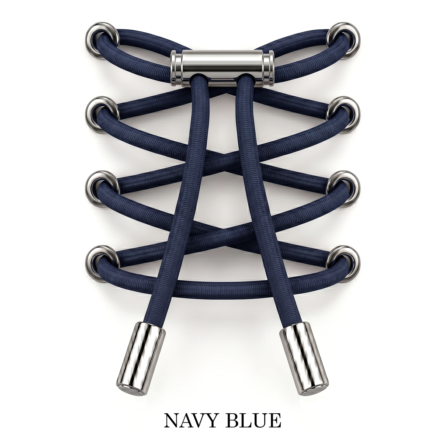 No-Tie Elastic Laces Metal Clip