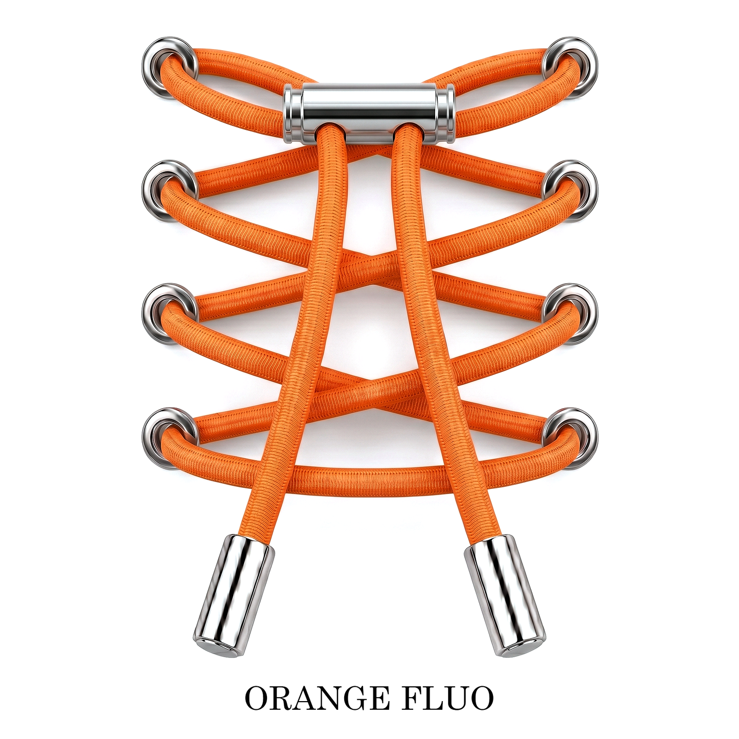 No-Tie Elastic Laces Metal Clip