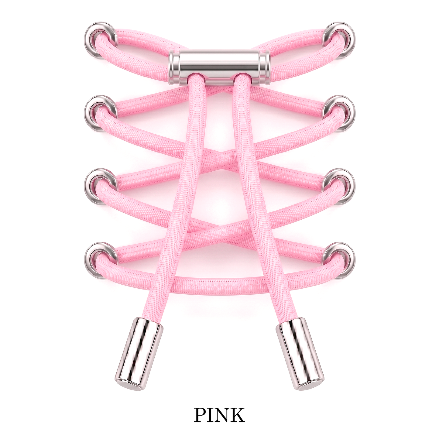 No-Tie Elastic Laces Metal Clip