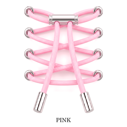 No-Tie Elastic Laces Metal Clip