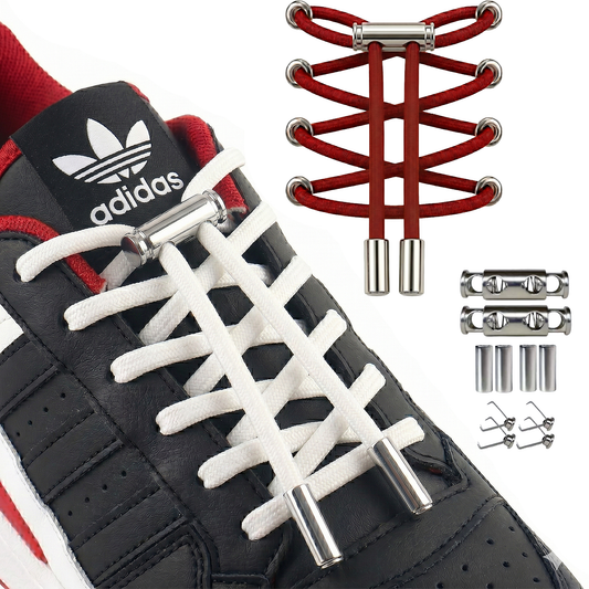 No-Tie Elastic Laces Metal Clip