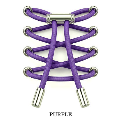 No-Tie Elastic Laces Metal Clip
