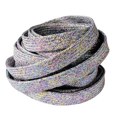 PREMIUM Flat Glitter Shoelaces - Without Packaging 125cm