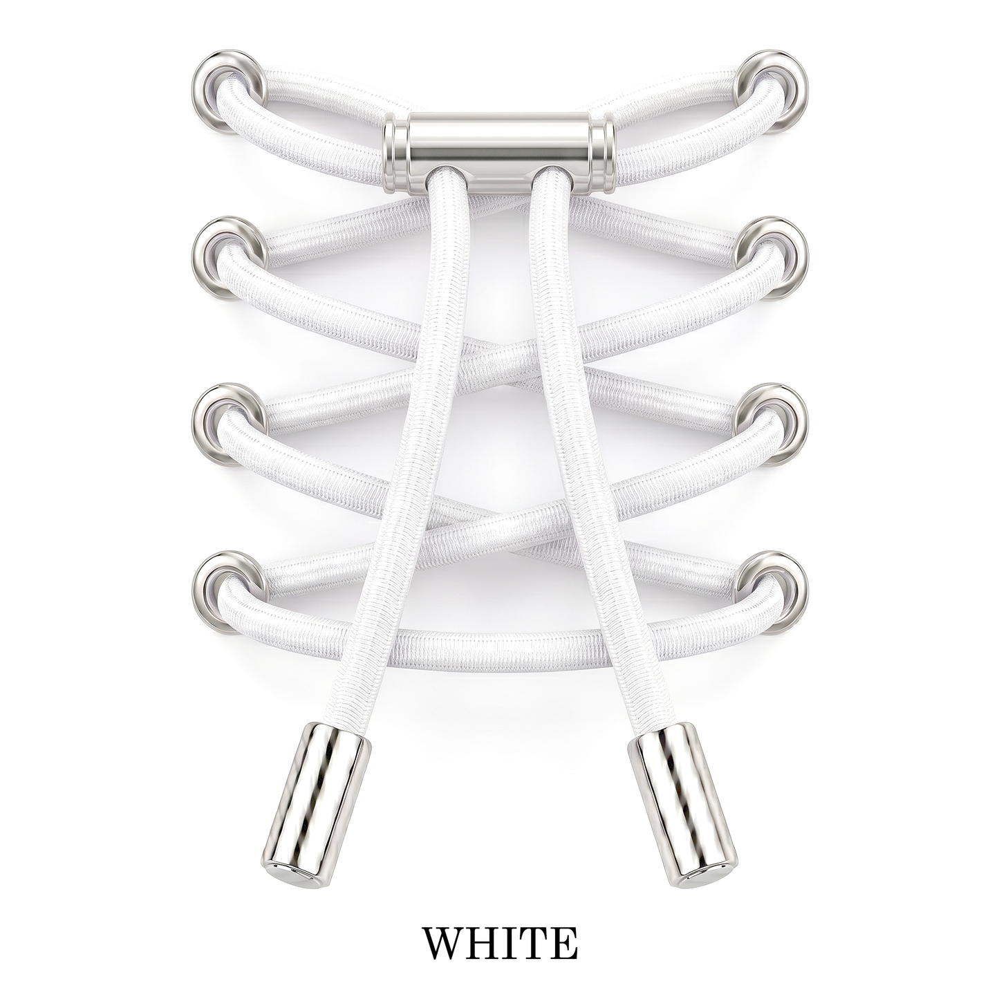 No-Tie Elastic Laces Metal Clip