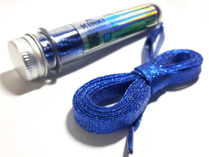 Cordones Glitter Planos de 125cm Largo - Con Packaging
