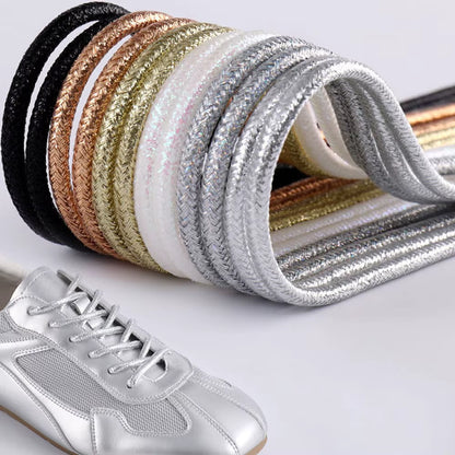 Cordones Glitter PREMIUM Redondos - Sin Packaging 120cm
